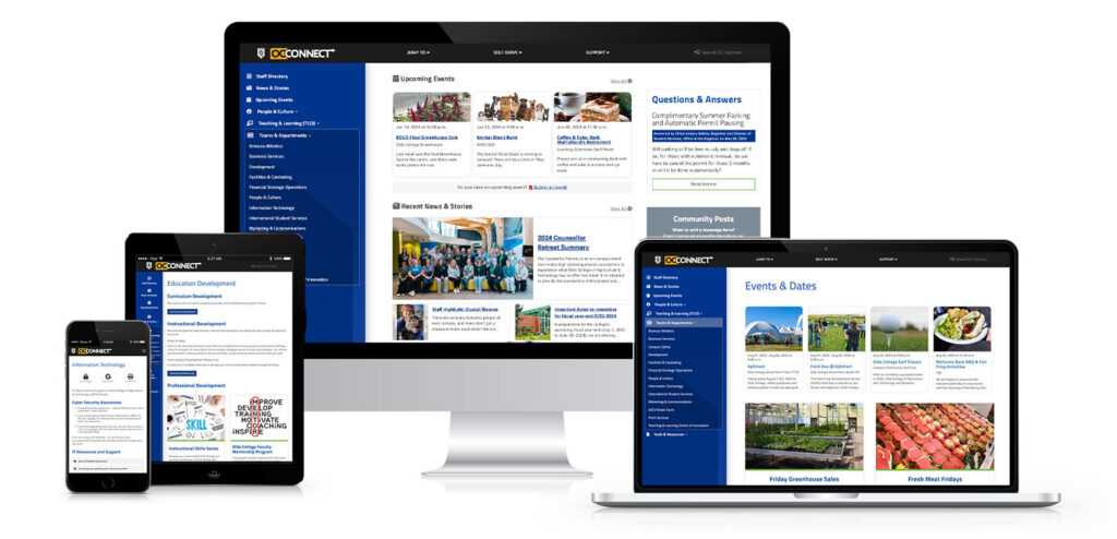 Olds College Intranet: OC Connect
